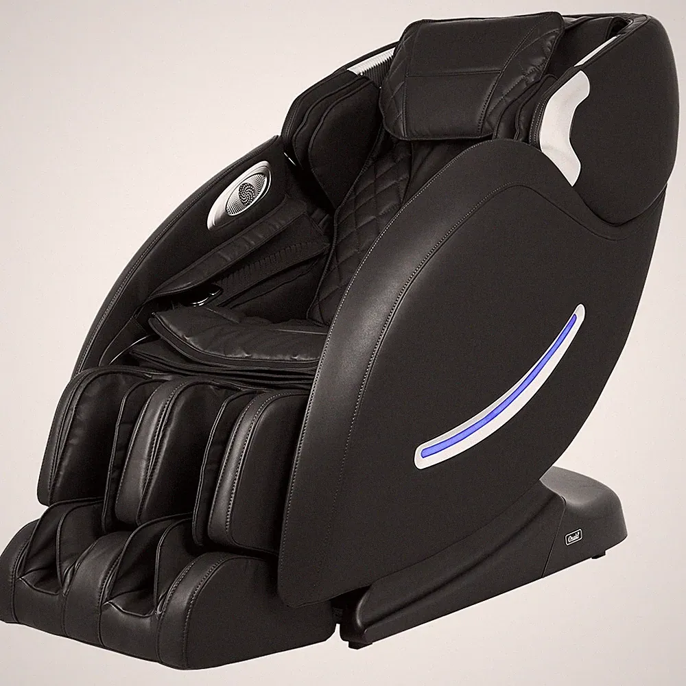 Black Titan Osaki OS-4000XT L-Track Massage Chair Zero G Gravity Recliner Heat