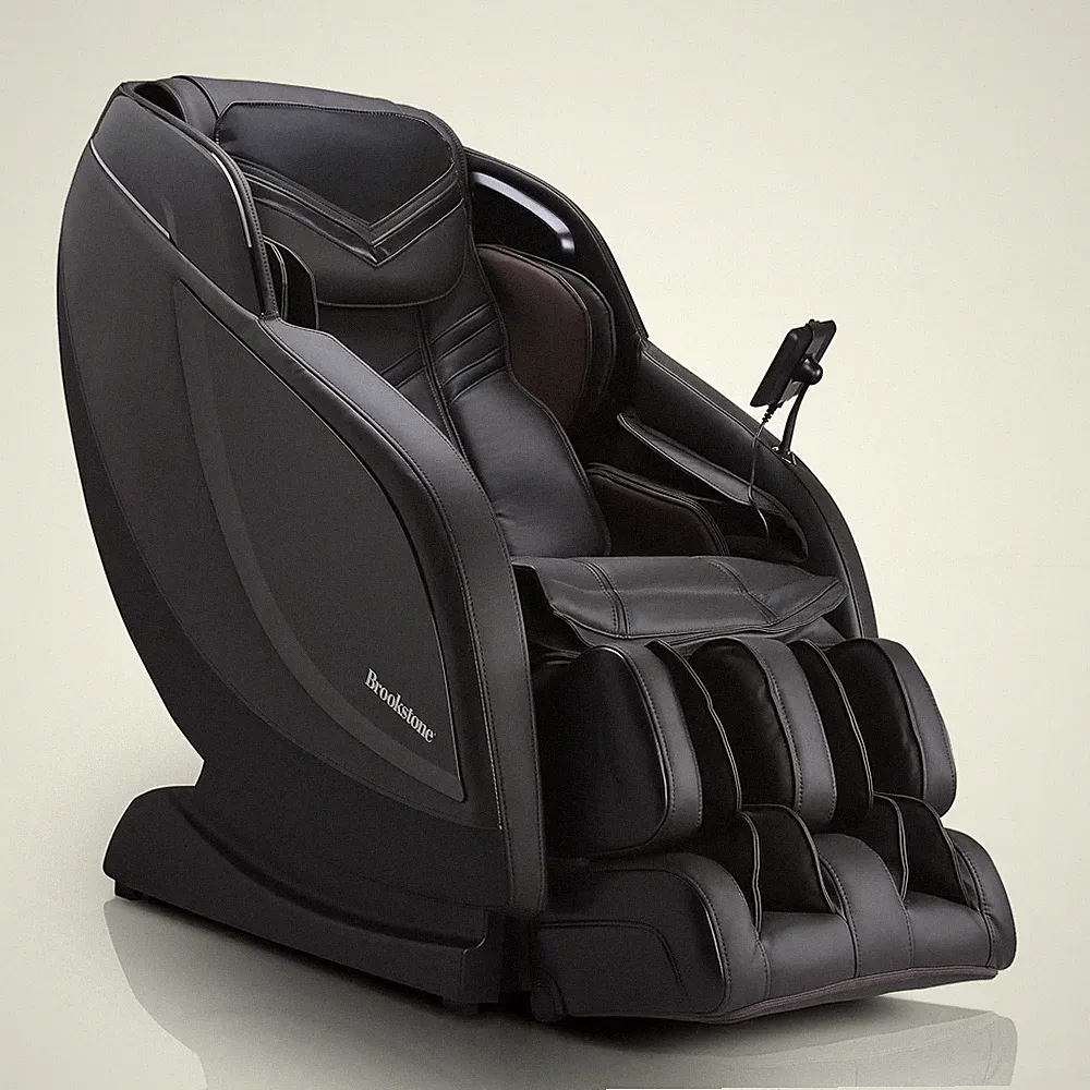 Brookstone BK 650 Reclining Massage Chair (Brown/Black)