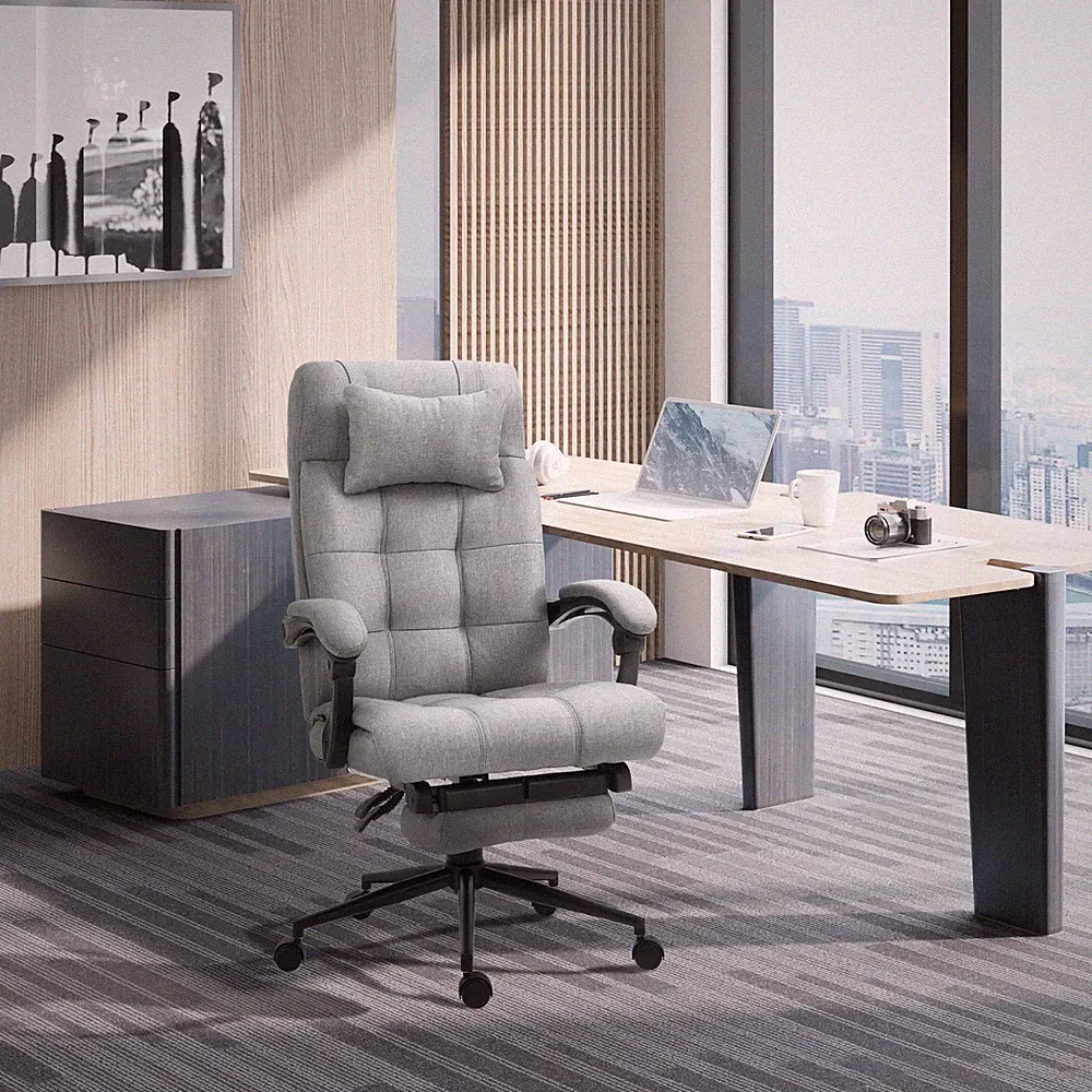 Rolling Recliner Office Chair