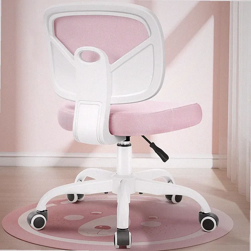Kids Desk Chair, Pink Study Chair for Boys Girls with Height Adjustable, Swiv...