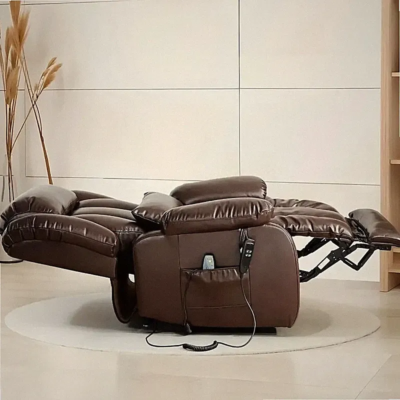 Power Lift Massaging Recliner - Dual Motor Lift, Flat Recline, Massaging, Heated