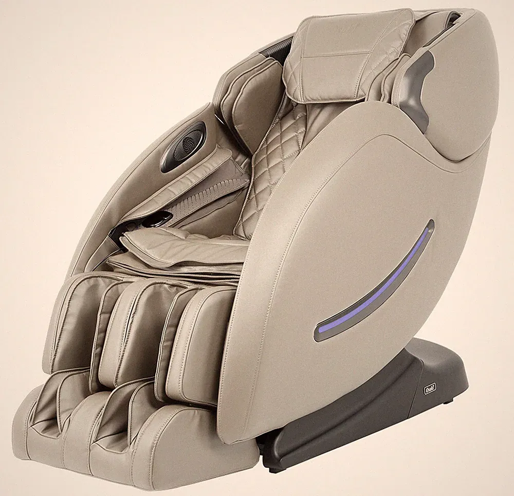 Taupe Titan Osaki OS-4000XT L-Track Massage Chair Zero G Gravity Recliner Heat
