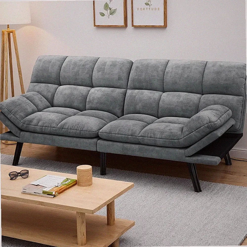 YITAHOME Convertible Futon Sofa Bed, 70" Folding Futon Set for Living Room Home